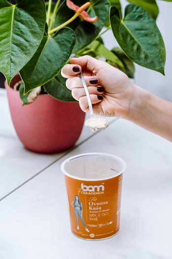 Oatmeal 2 GO, Ananas & Mango, s sladilom