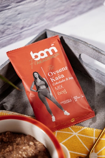 Oatmeal, čokolada in jagoda, 60 g