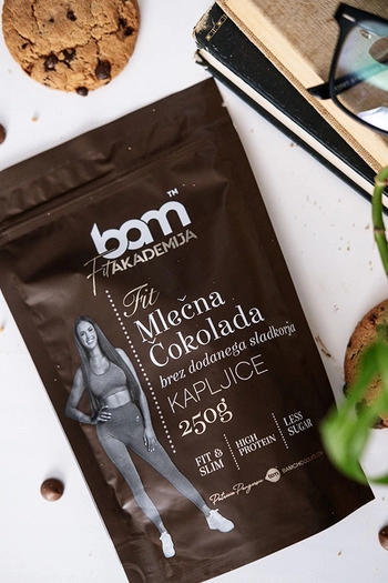 Mlečna čokolada brez dodanega sladkorja, 250 g