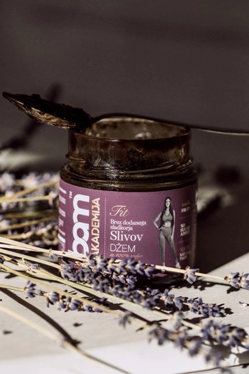 Slivov džem iz 100% sadja, brez dodanega sladkorja, 200 g