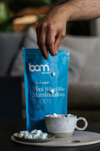 Mini belo-modre sladkorne penice, 250 g